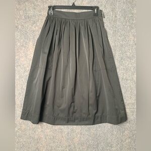 Zara Women‎ Size XS Midi Retro Flare Modest Skirt Pockets